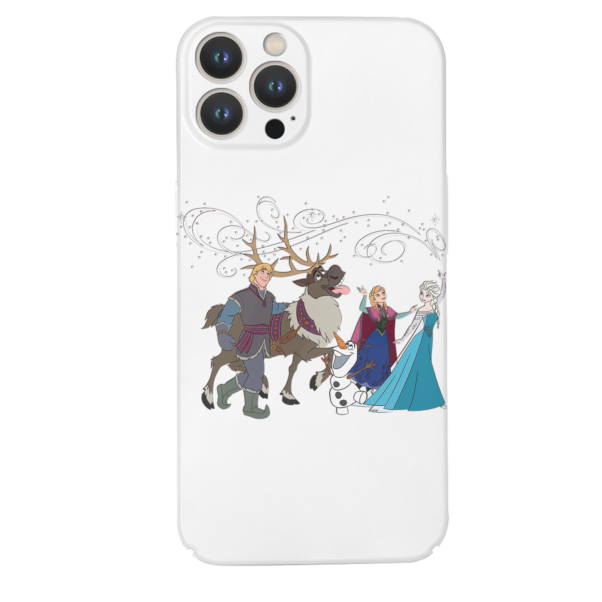 （画像用） アナと雪の女王 アンナ エルサ Frozen Anna Elsa 【iPhone 14シリーズ対応】ハードケース